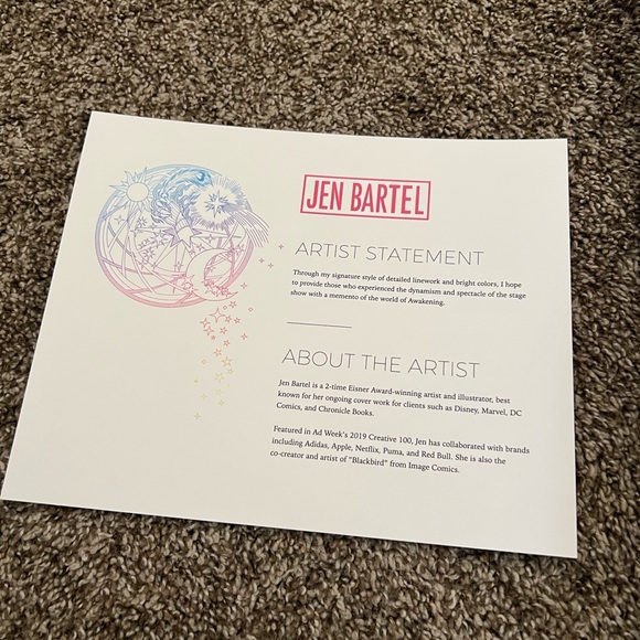 NWT AWAKENING GIFT BAG SET WITH CARDS - Picture 7 of 9